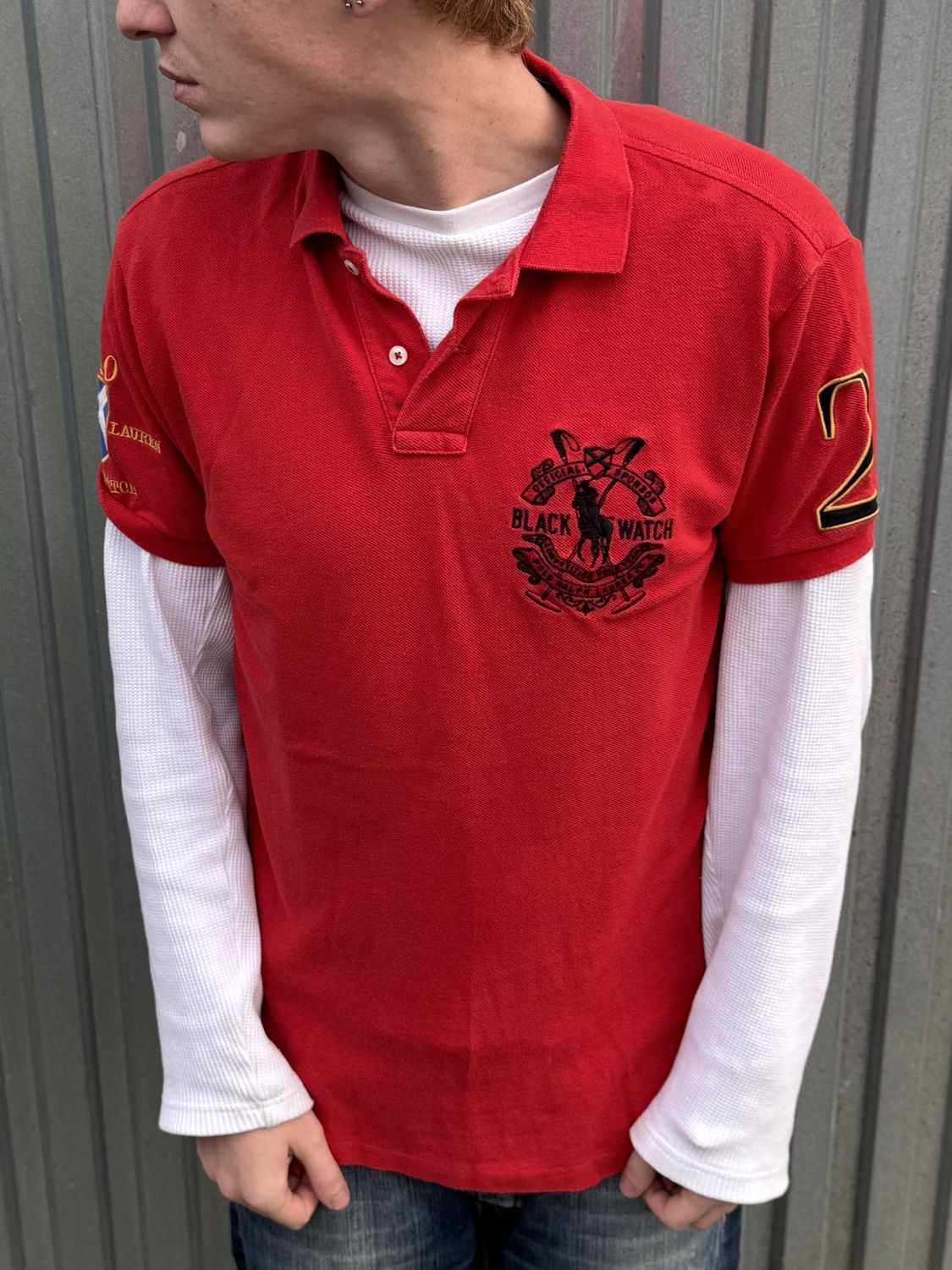 T-shirt Polo Ralph Lauren Black Watch Scotland (M)