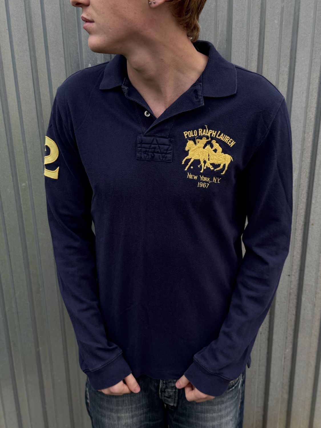 Longsleeve Polo Ralph Lauren New York 1967 (M)