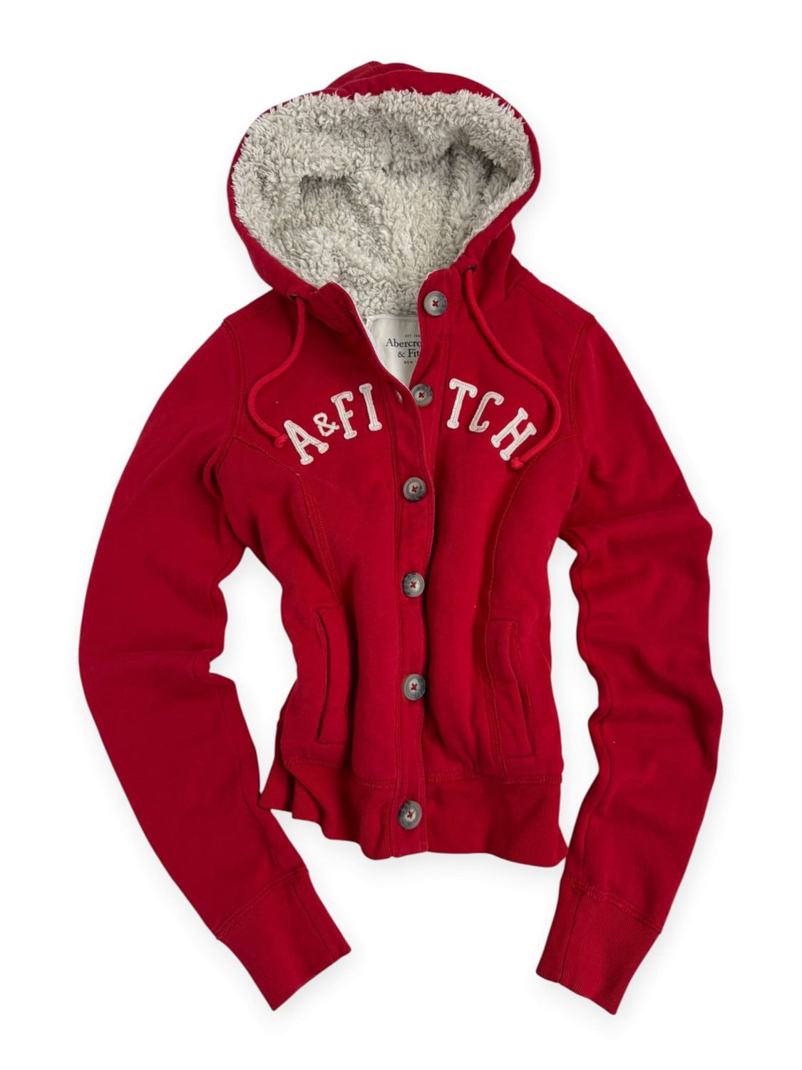 Bluza Rozpinana Abercrombie &amp; Fitch Futerko (Damskie S)