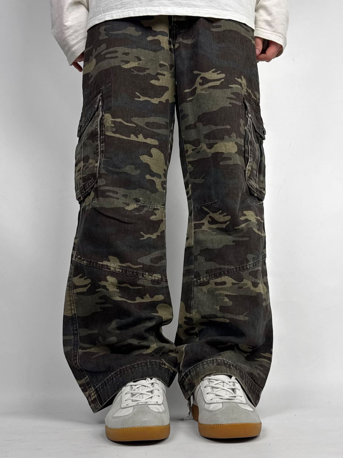 Spodnie Cargo Camo Army (S)