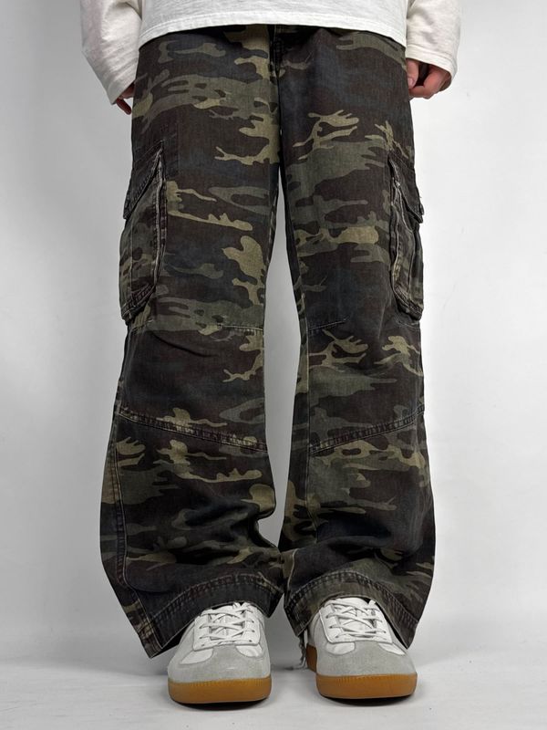 Spodnie Cargo Camo Army (S)