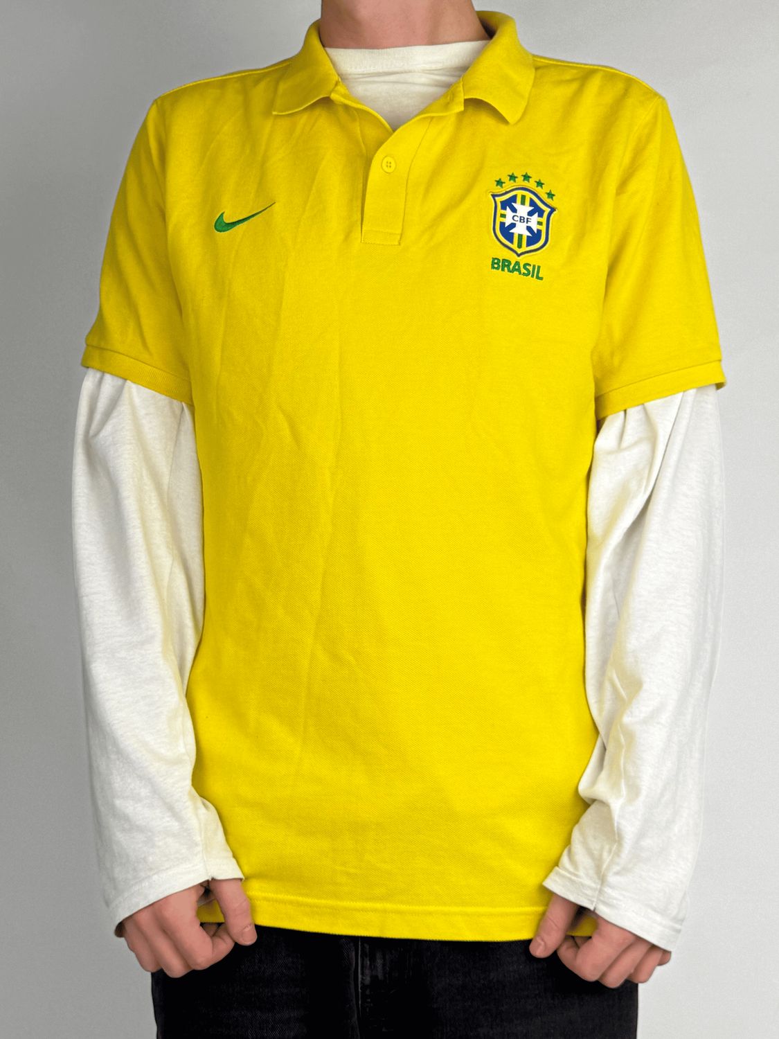 T-shirt Polo Nike x Brasil (M)