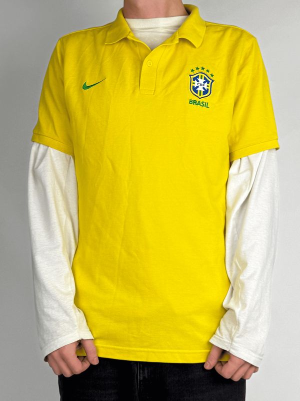 T-shirt Polo Nike x Brasil (M)