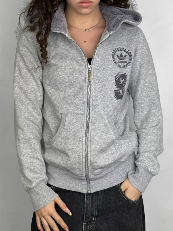 Bluza Rozpinana Adidas Futerko Y2K (Damskie XS)