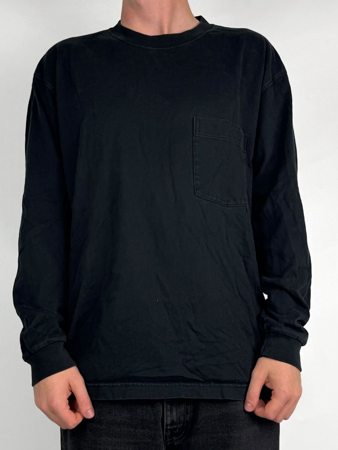 Longsleeve Uniglo Blank Boxy (L)