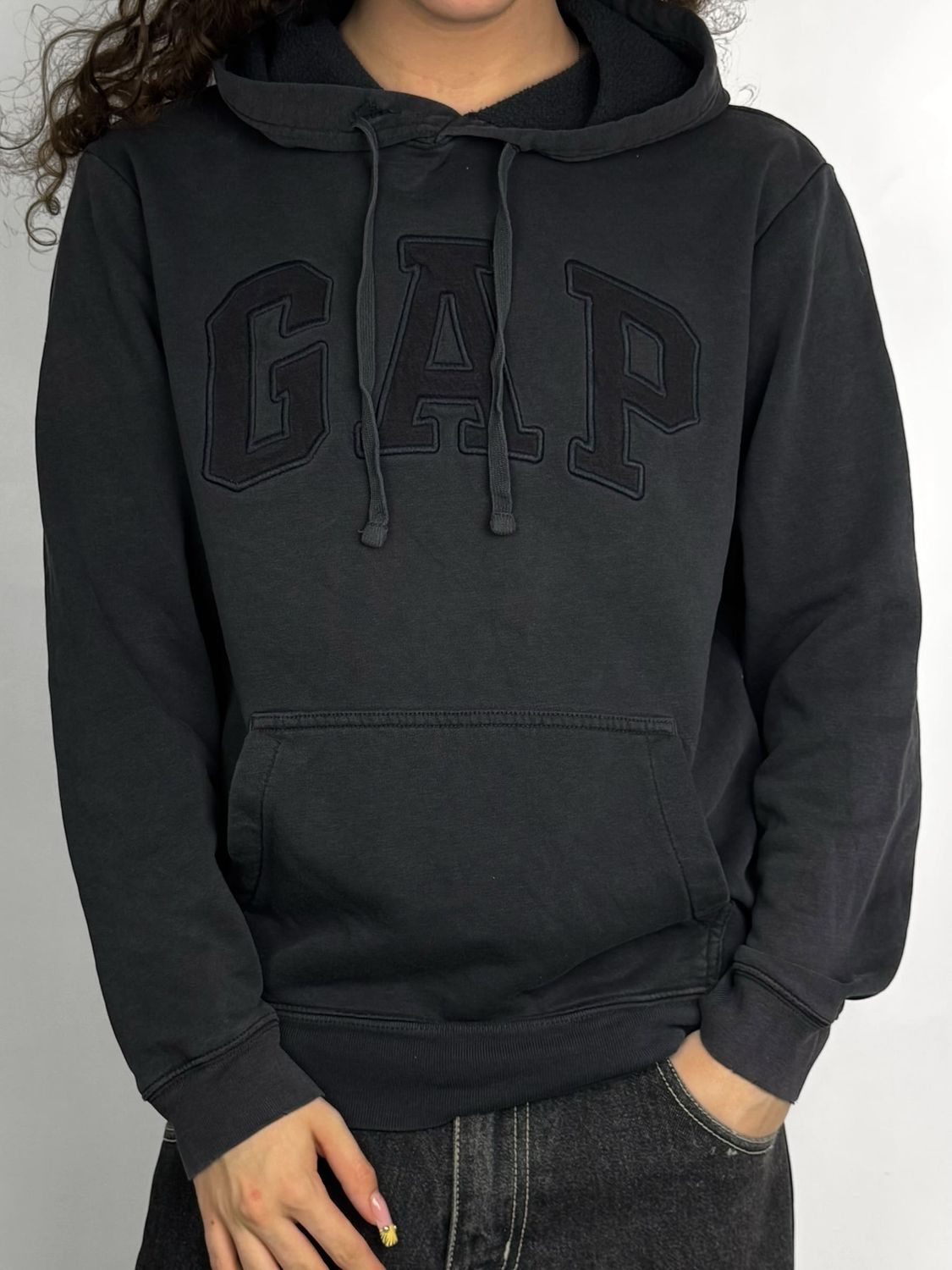 Bluza z kapturem GAP Box Logo Hoodie (S)