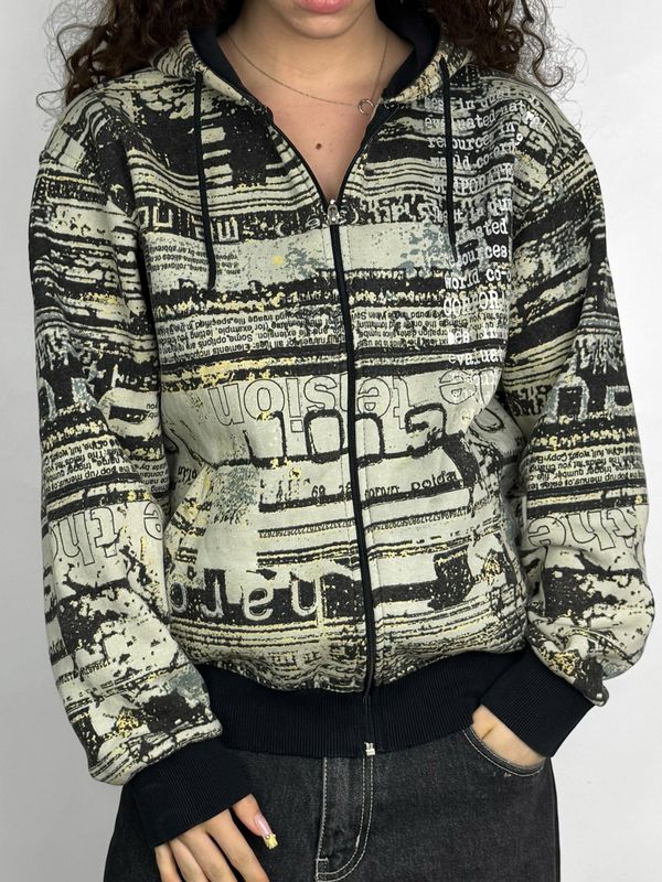Bluza Rozpinana Full Print Y2K (Damskie M)