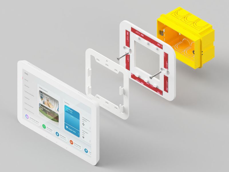 Wall plate for Amazon Echo Hub