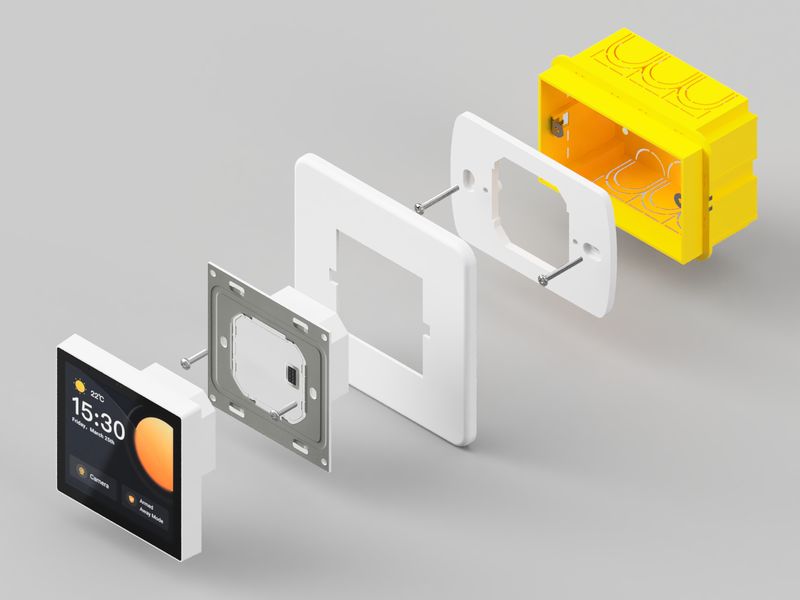 Wall plate for SONOFF NSPanel Pro