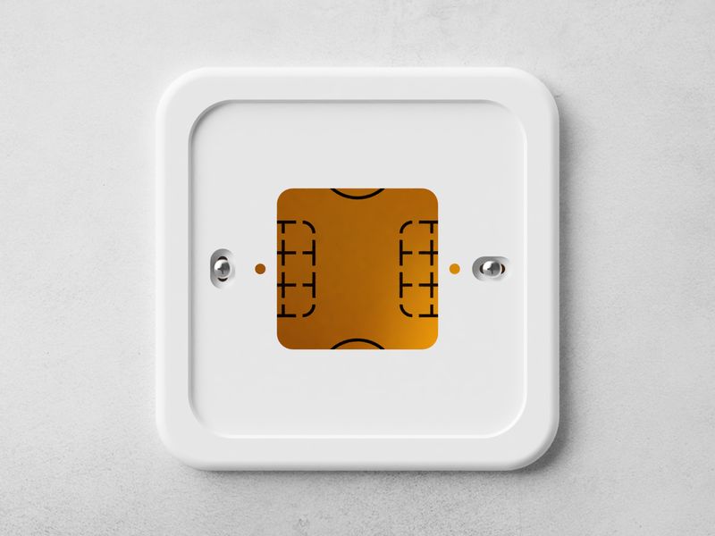 Wall plate for Honeywell thermostat