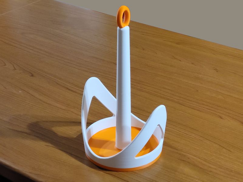 Kitchen paper roll holder