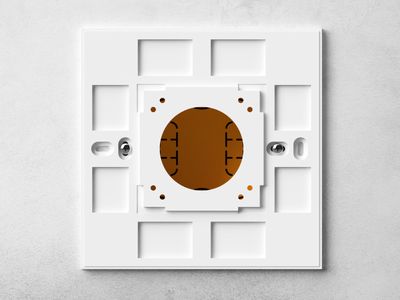 Wall box support for Netatmo thermostat original square plate