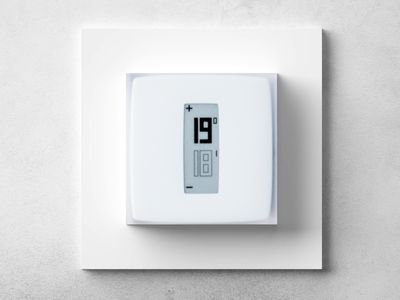 Wall box support for Netatmo thermostat original square plate