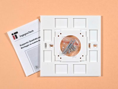 Wall box support for Netatmo thermostat original square plate
