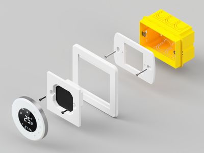 Wall plate for BHT-6000 series thermostats