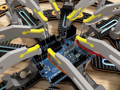 Crane Arms with Needle Probes
