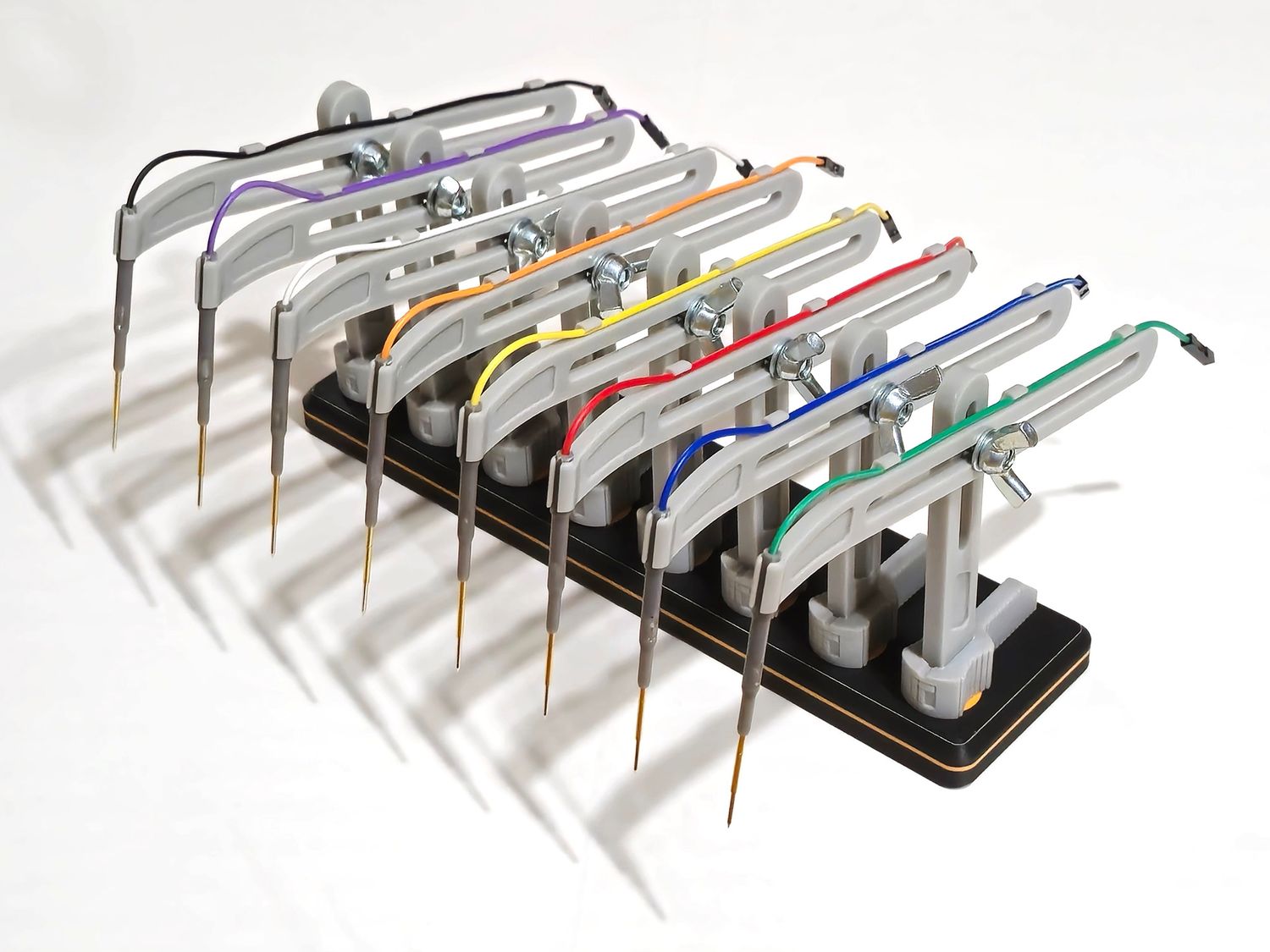 Articulated Crane Arms with PogoPin Spring Probes