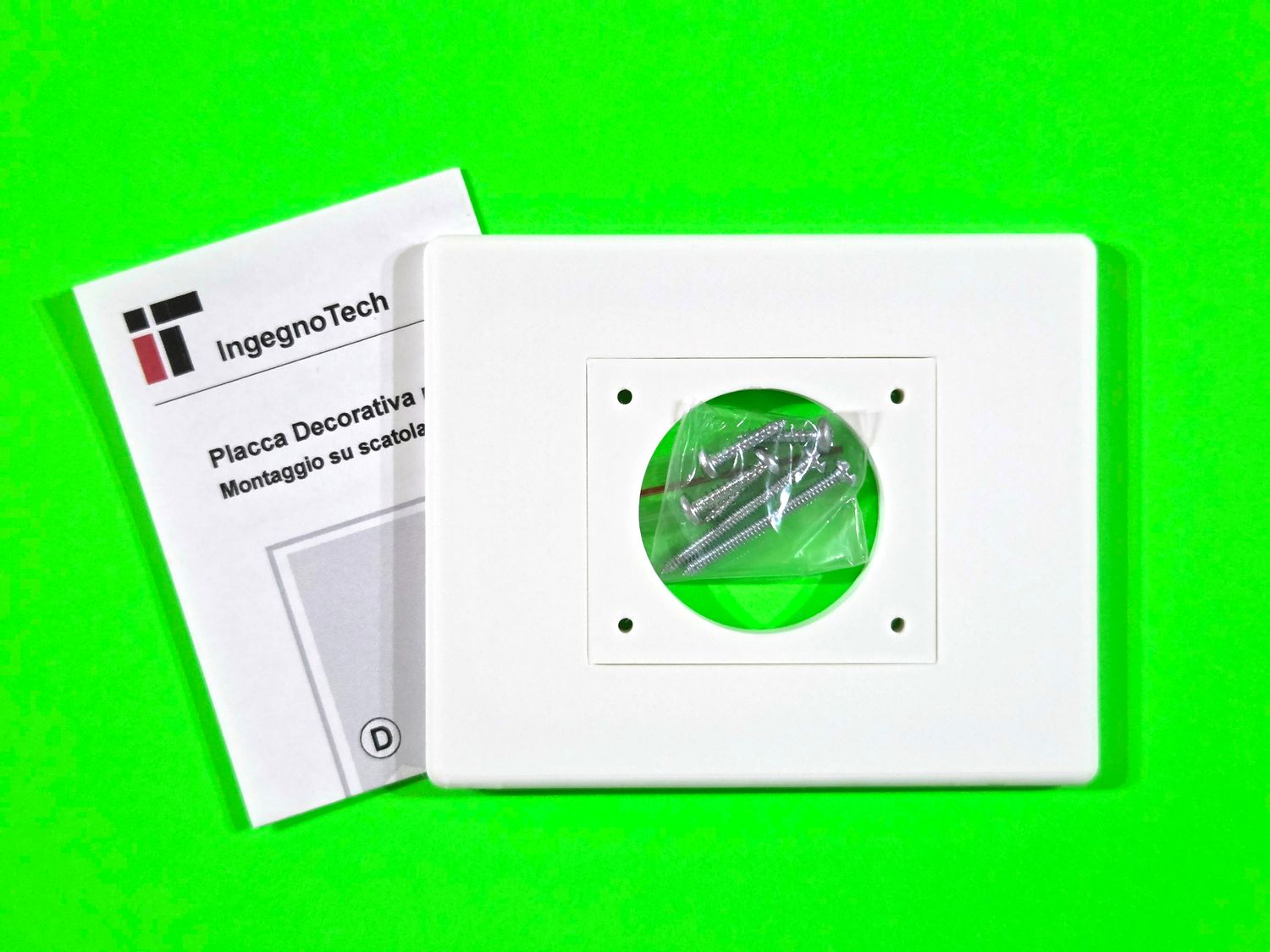Vaillant vSMART Plate for Thermostat on Wall Box, Wall box: 3 moduli (tipo 503)