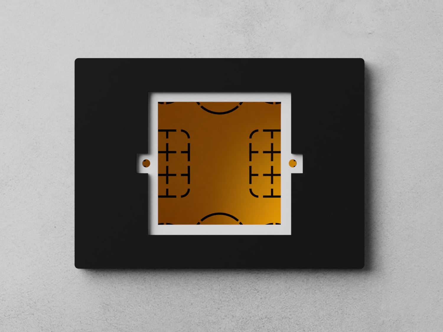Meross MTS200 wall plate (reduced height)