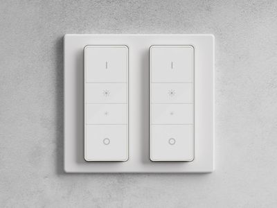 Wall plate for 2 Philips Hue Dimmer Switch V1