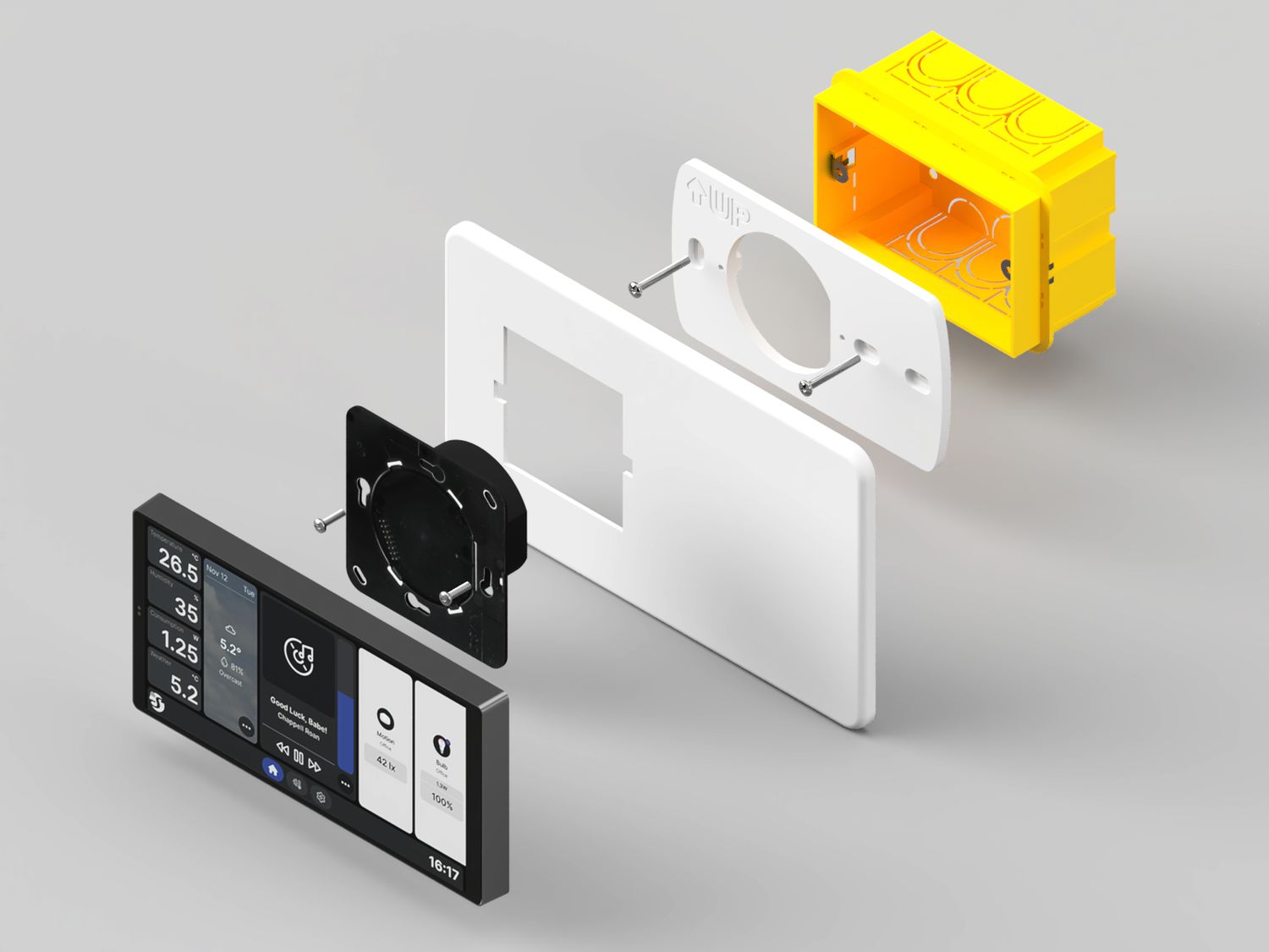 Wall plate for Shelly Wall Display X2