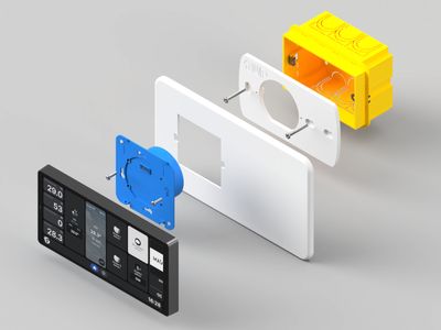 Wall plate for Shelly Wall Display X2i