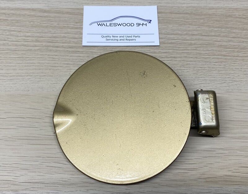 Used Porsche 924 Fuel Cap Cover in Gold