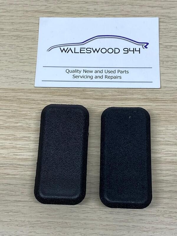 Used Porsche 944 924 Rear Hatch Bolt Covers in Black for Non-Sunroof Cars
