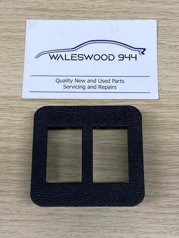 Used Porsche 944 924 Hazard and Demister Switch Trim in Black
