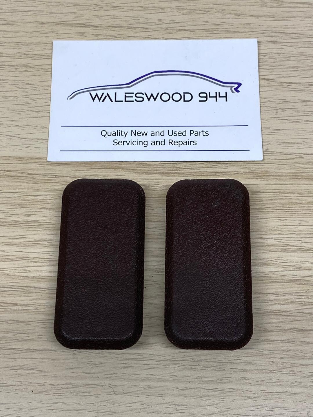 Used Porsche 944 924 Rear Hatch Bolt Covers in Brown for Non-Sunroof Cars