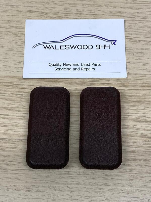 Used Porsche 944 924 Rear Hatch Bolt Covers in Brown for Non-Sunroof Cars