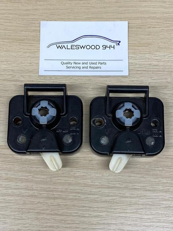 Used Porsche 944 924 Rear Hatch Pin Locking Plates with new Rubber Grommets