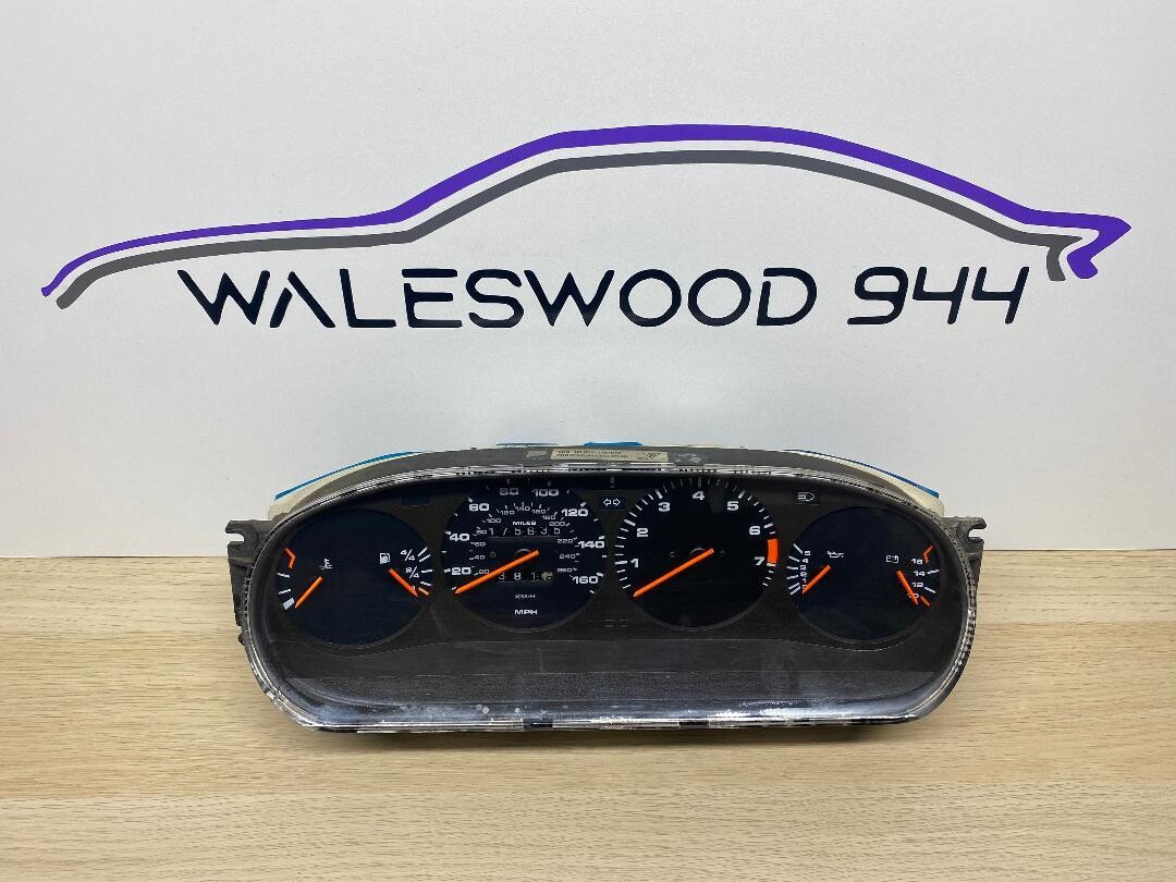 Used Porsche 944 Instrument Cluster with 57570 Miles