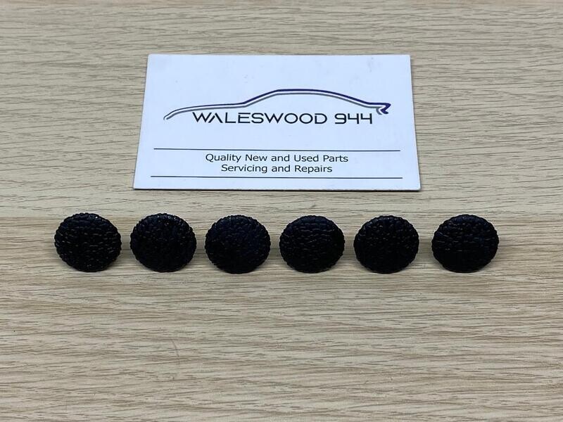 New Porsche 944 924 Boot Carpet Clips in Black x6