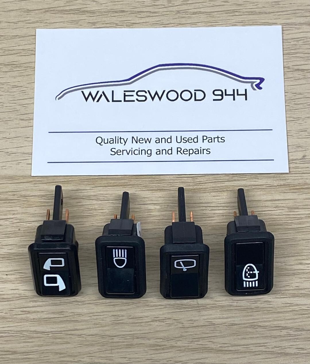 New Porsche 944 924 Centre Console Switch Set