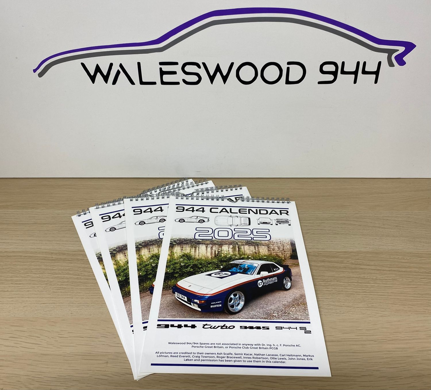 New Porsche 944 2025 Calendar