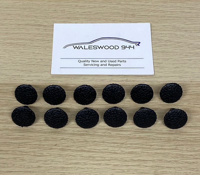 New Porsche 944 924 Boot Carpet Clips in Black x12