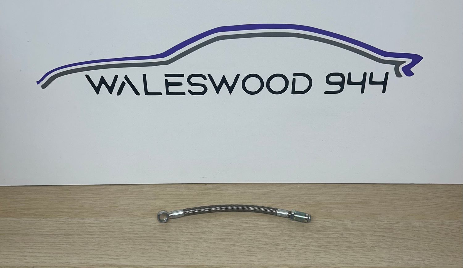 New Porsche 944 Fuel Pump to Fuel Filter Braided Hose 1985.5 onwards.