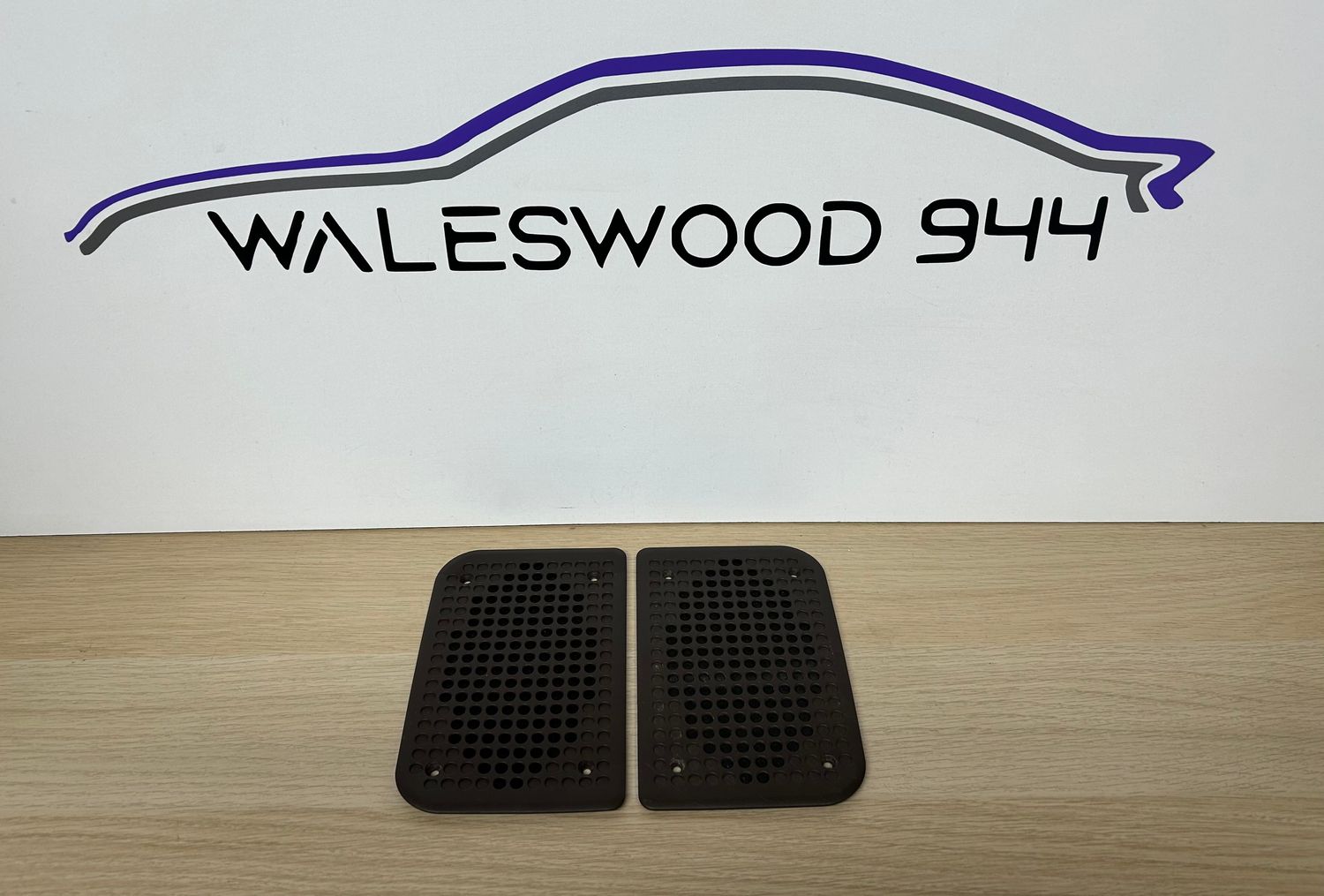 Used Porsche 944 924 Door Speaker Covers in Brown