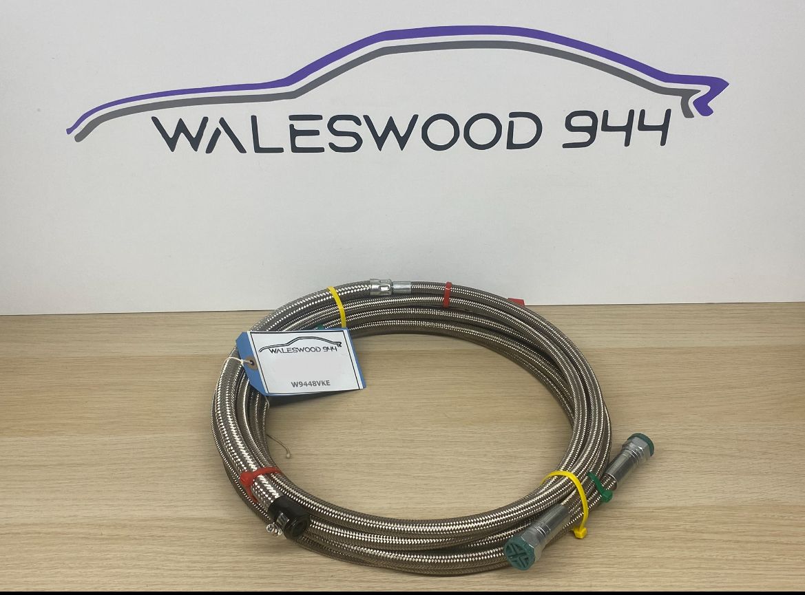 New Porsche 924S Braided Fuel Line Kit