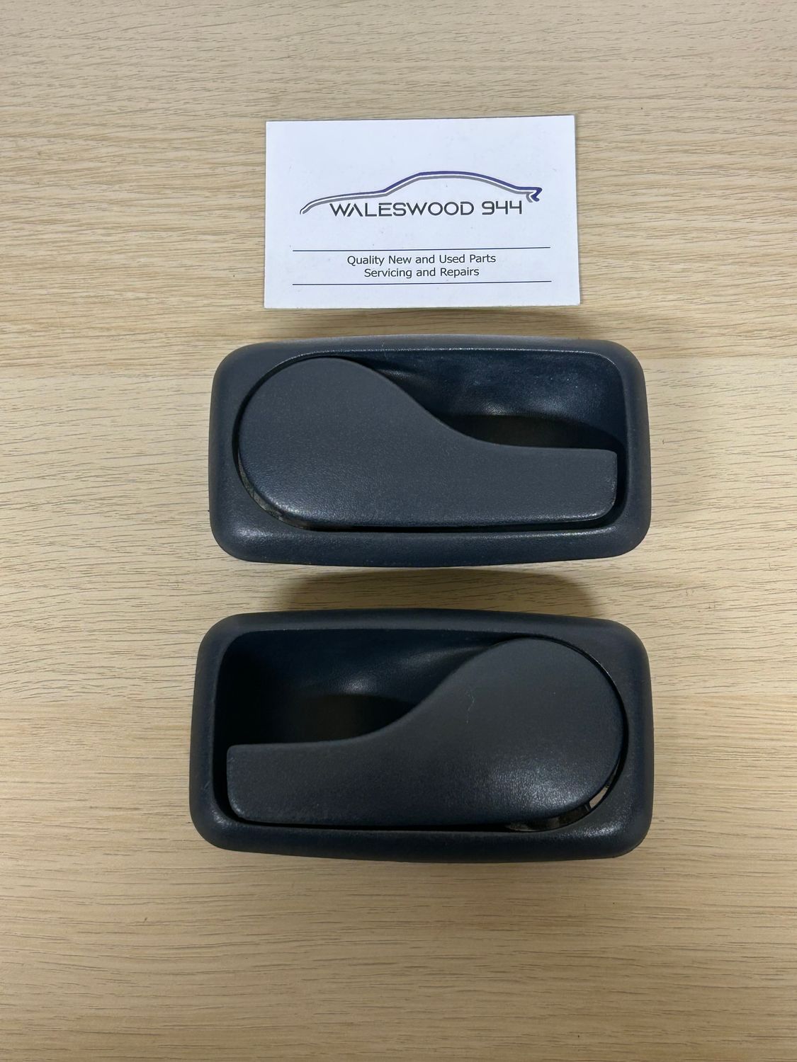 Used Porsche 944 Interior Door Handles in Blue