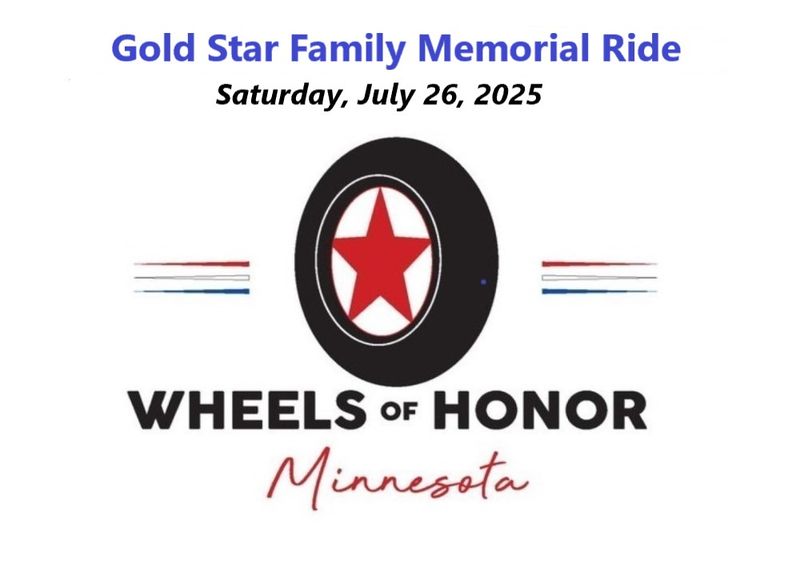 Gold Star Family Memorial Ride - Event Registration - July 26, 2025 - Rider/Driver &amp; Passenger (includes lunch!)