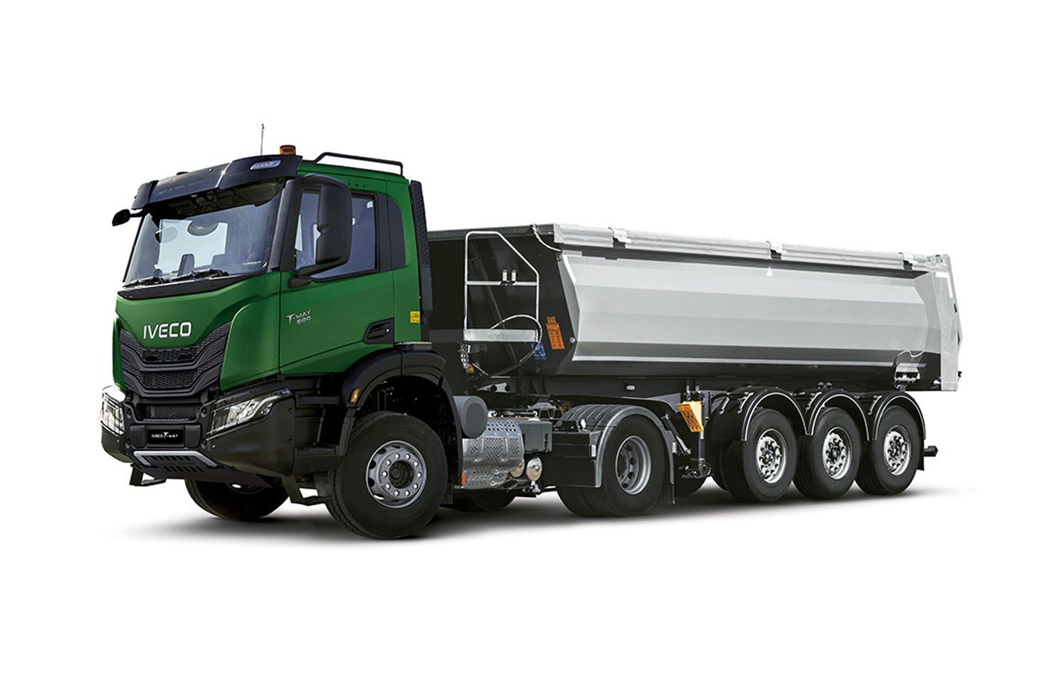 Camion à benne pour transport et déchargement