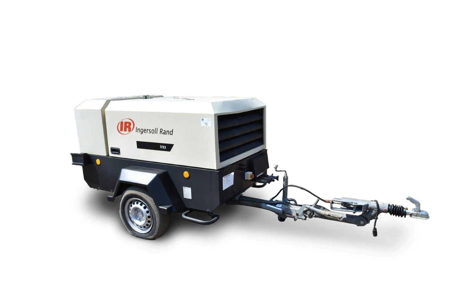 Compresseur thermique sur remorque