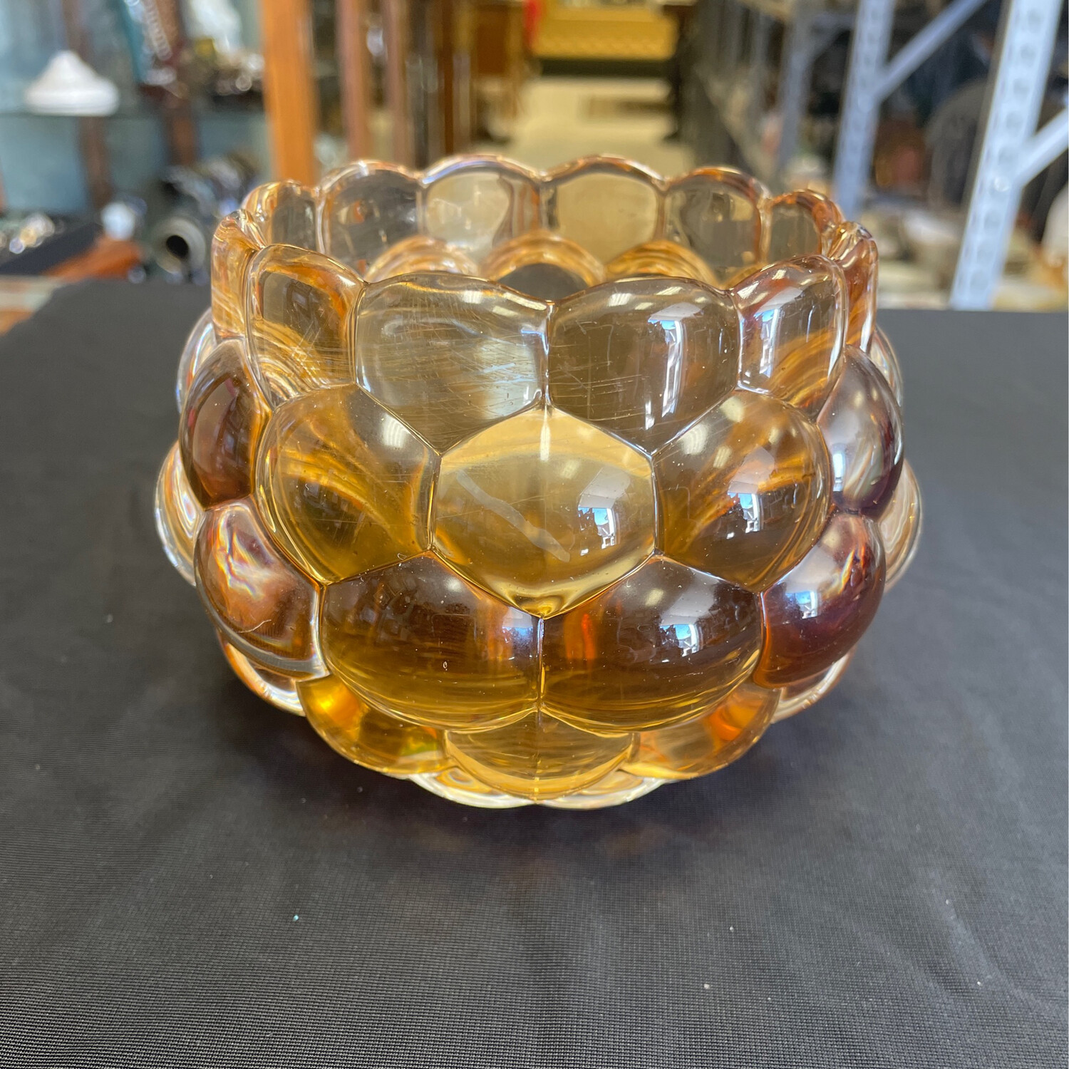 Gold Bubble Candle Holder