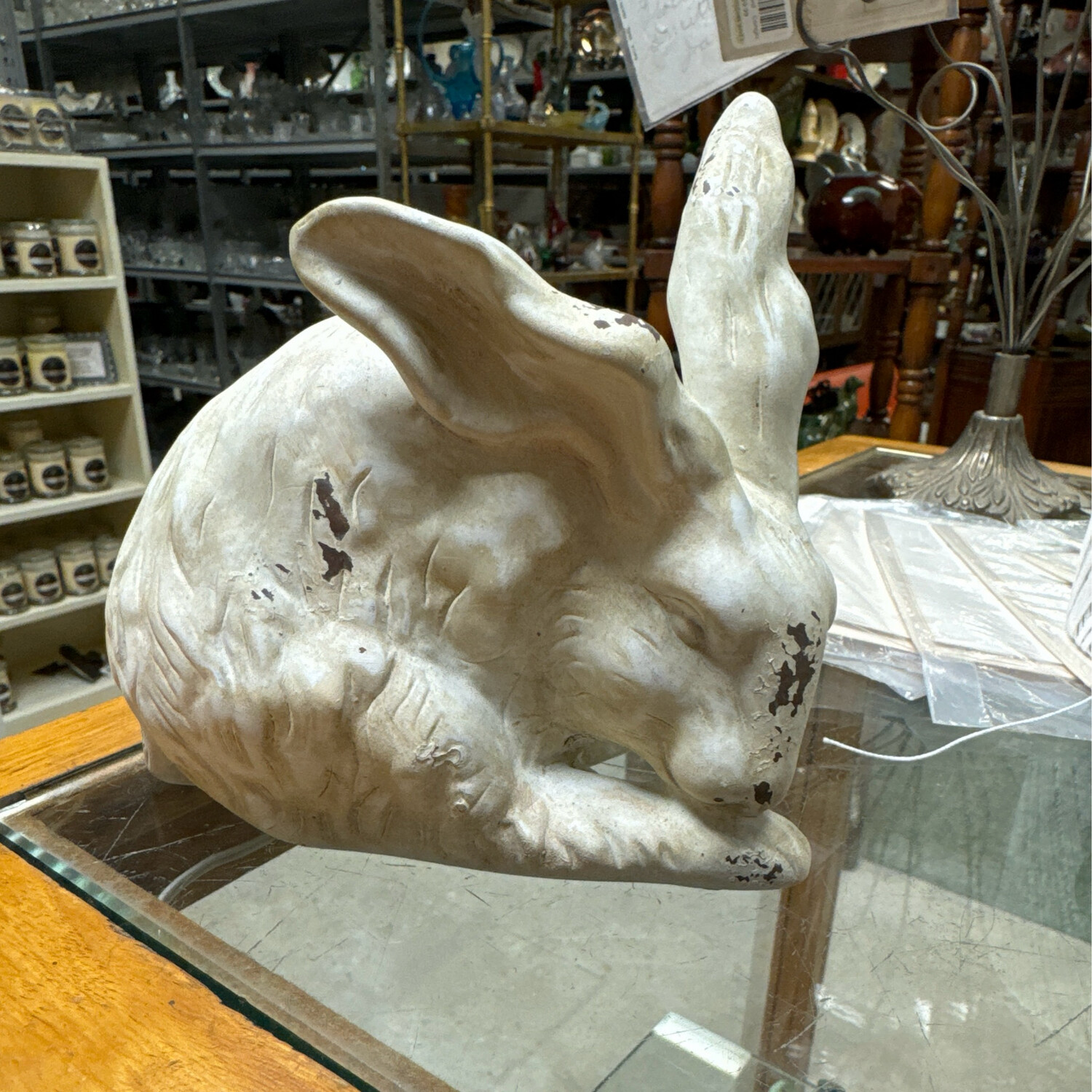 White Ceramic Bunny - KL2