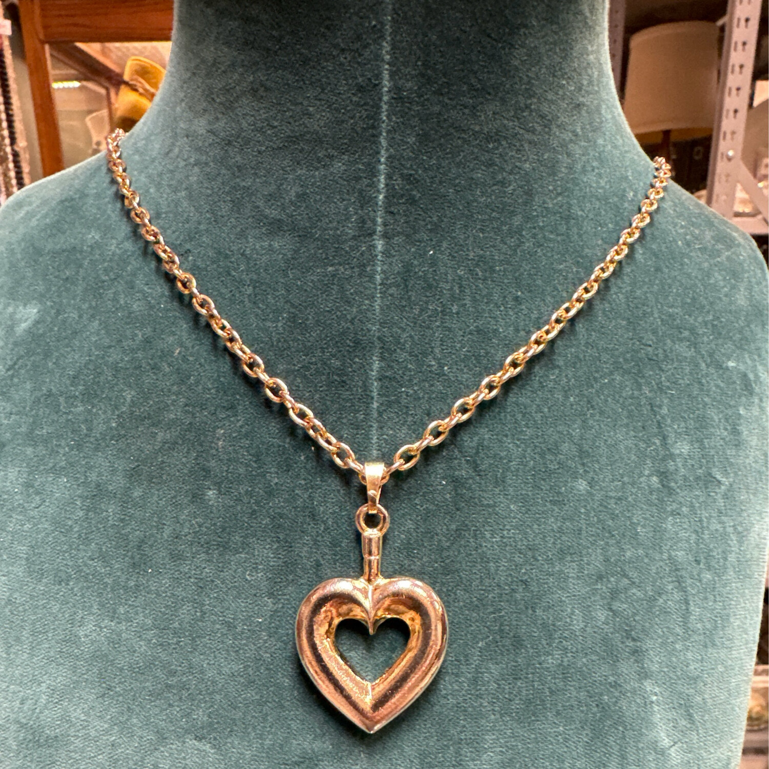 Gold Chain with Heart