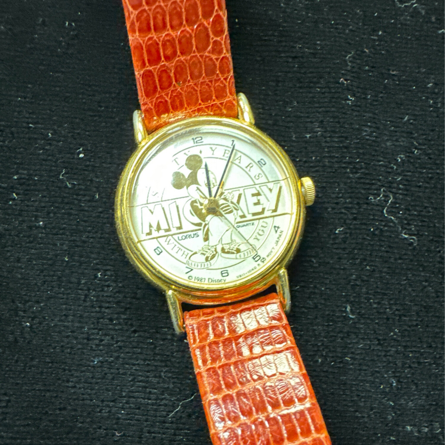 Gold Mickey Mouse Watch - MH