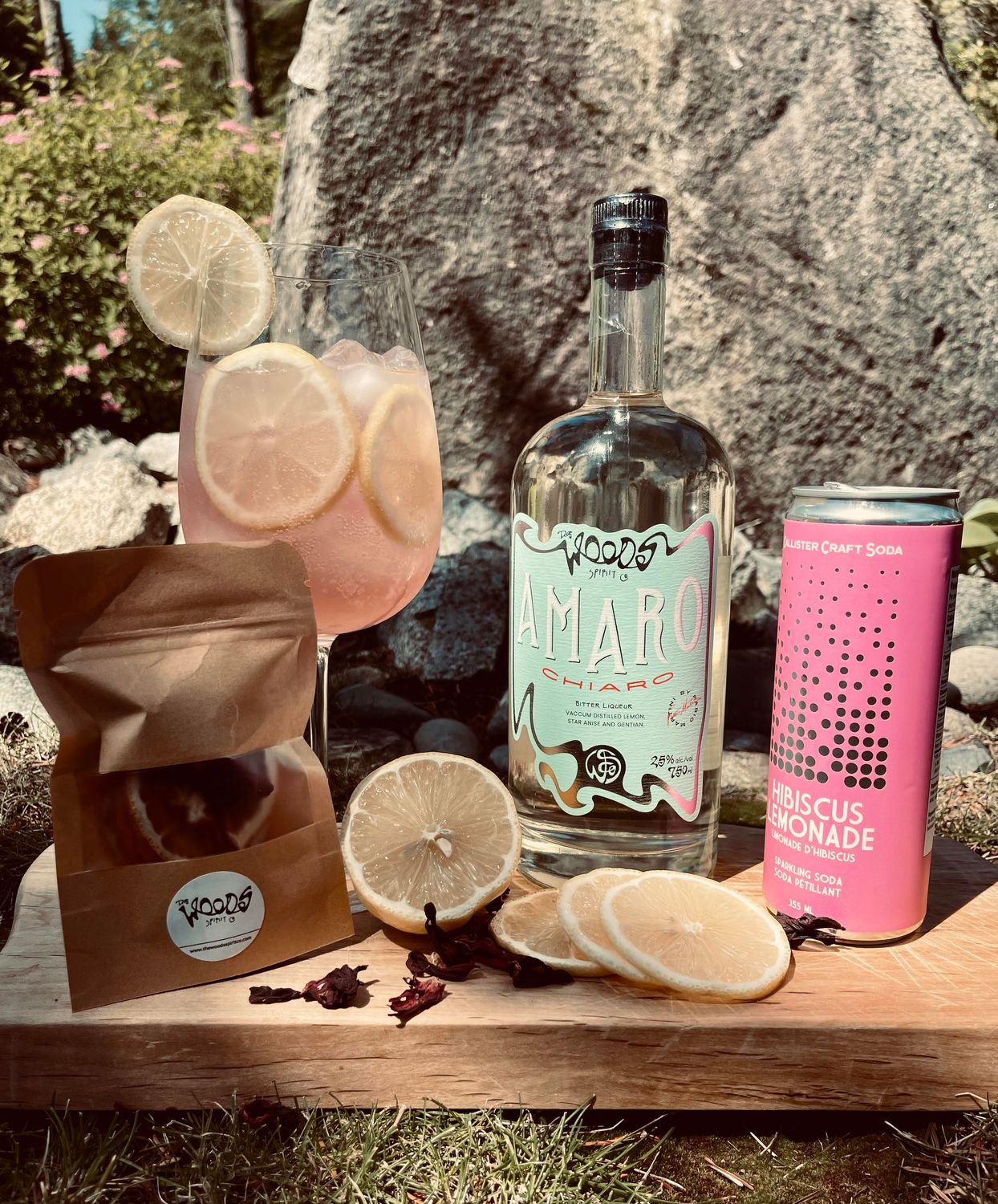 The Woods Chiaro Hibiscus Lemonade Cocktail Kit