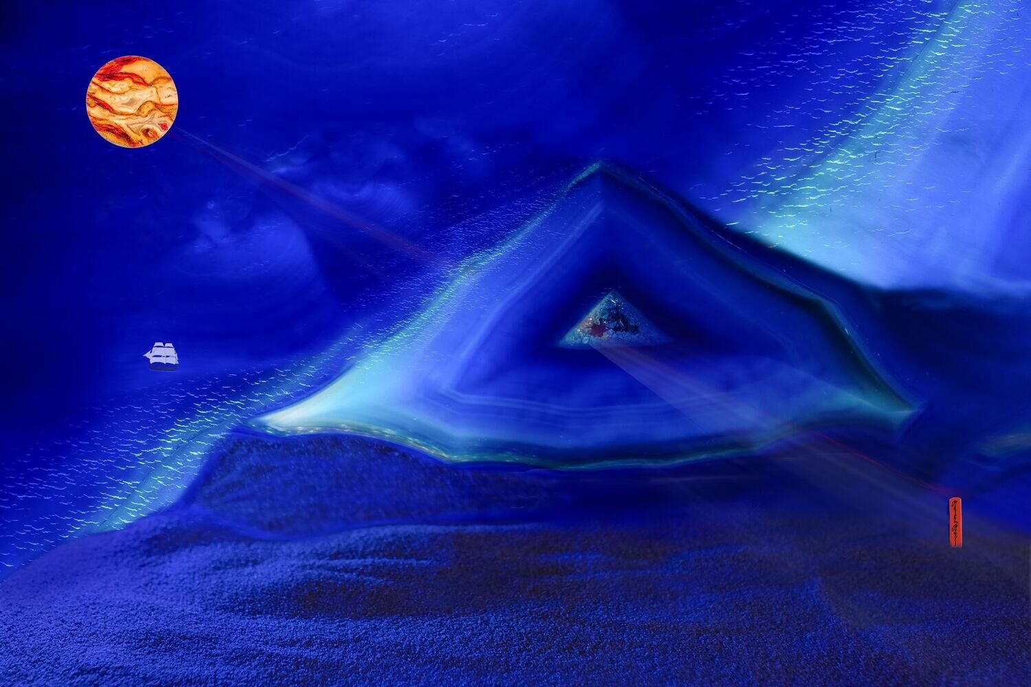 The Blue Pyramid